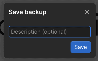 Site backup on Webflow